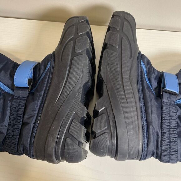 Sorel Flurry Winter Snow Boots Black/ Bright Blue Size US 6 No Lining Round Toe - Picture 5 of 12